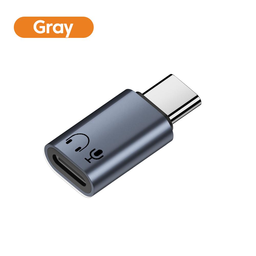 

Аудиоадаптер для наушников Type C на Lightning для iPhone 15 16 Pro Max Samsung iPad MacBook USB C Адаптер Конвертер для наушников серый