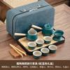 High-end complete set of Wangshan coarse pottery lifting beam pot Kung Fu tea set home office meeting guests light luxury set