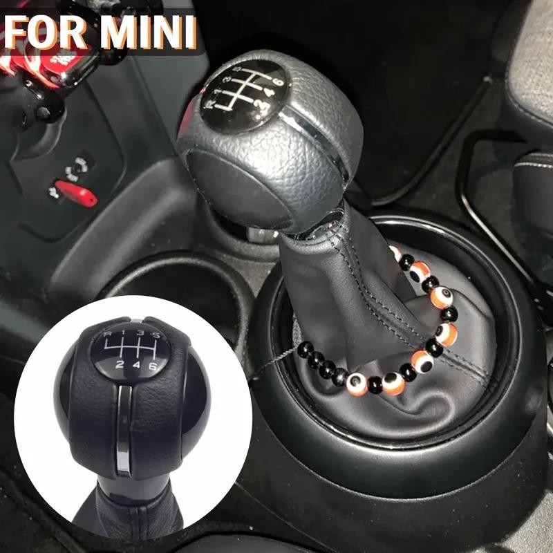 5/6 Speed Manual Car Styling Gear Shift Knob Lever Stick Pen Gaitor Boot Cover Collar 7641999 For Mini Cooper F55 F56 F54 F60