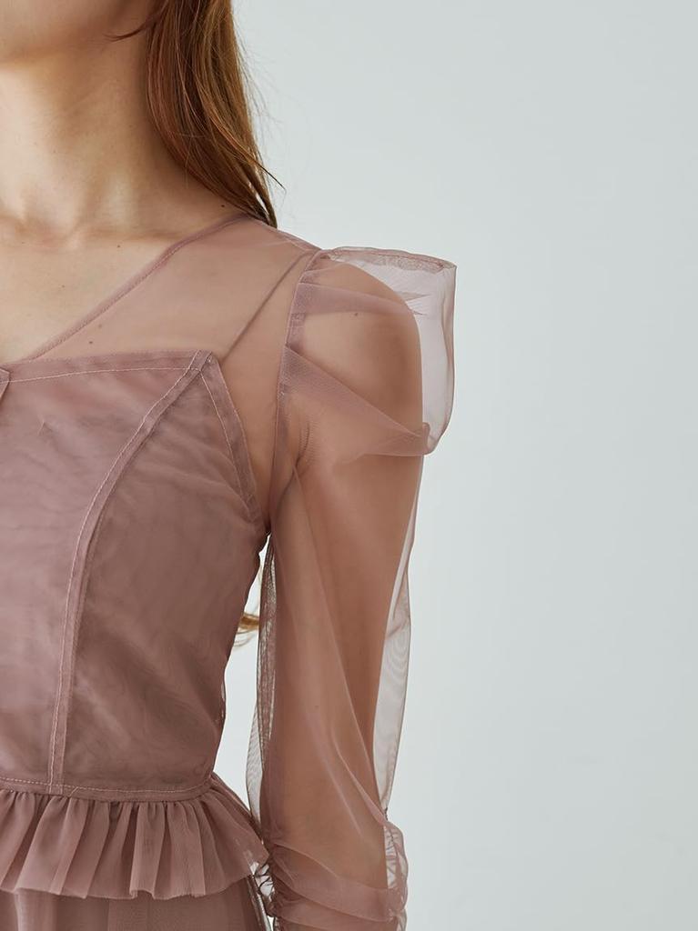 Mehrlagiges Tüllkleid SWFO255040PBEG1