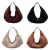 Handbag Hobo Bag Solid Color Ladies Crescent Bag Waterproof Tote Bag  Holiday