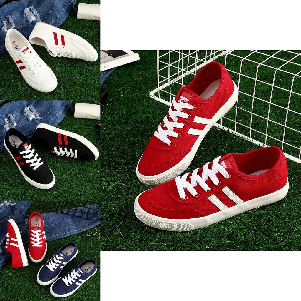 Stylish Breathable Sneakers Korean Design Flat Bottom Harajuku Women's Canvas Shoes