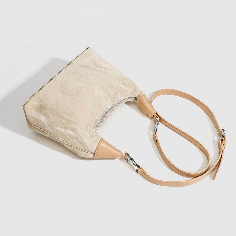 New Chinese Portable Dumpling Bag Female Commuter Hand Carry Underarm Bag Versatile Single Shoulder Messenger Bag