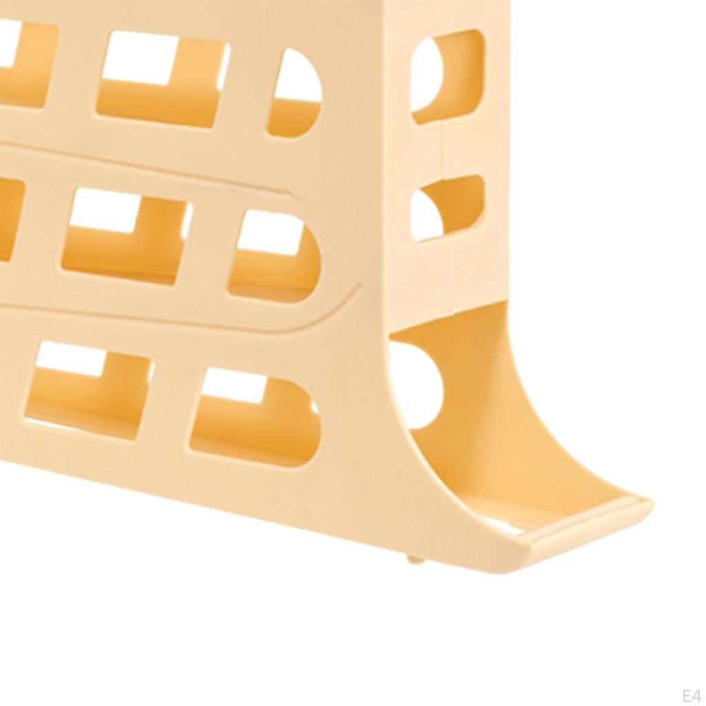 Automatischer Roll-Down-Ei-Spender, frische Ablage, Organizer, Eierbehälter für