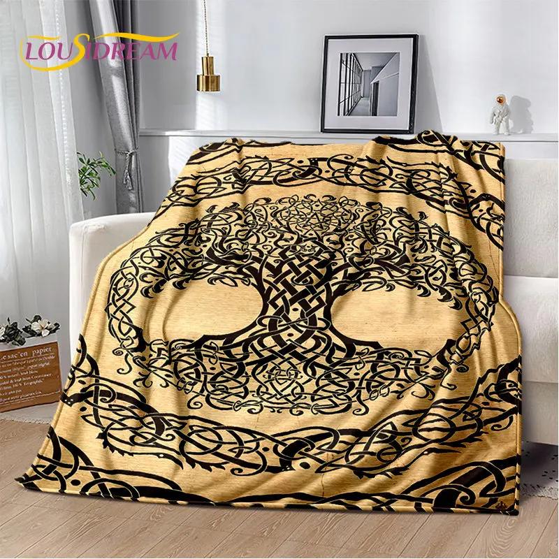 Viking Norse Mythology God Loki Soft Plush Blanket,Flannel Blanket Throw Blanket for Living Room Bedroom Bed Sofa Office Cover