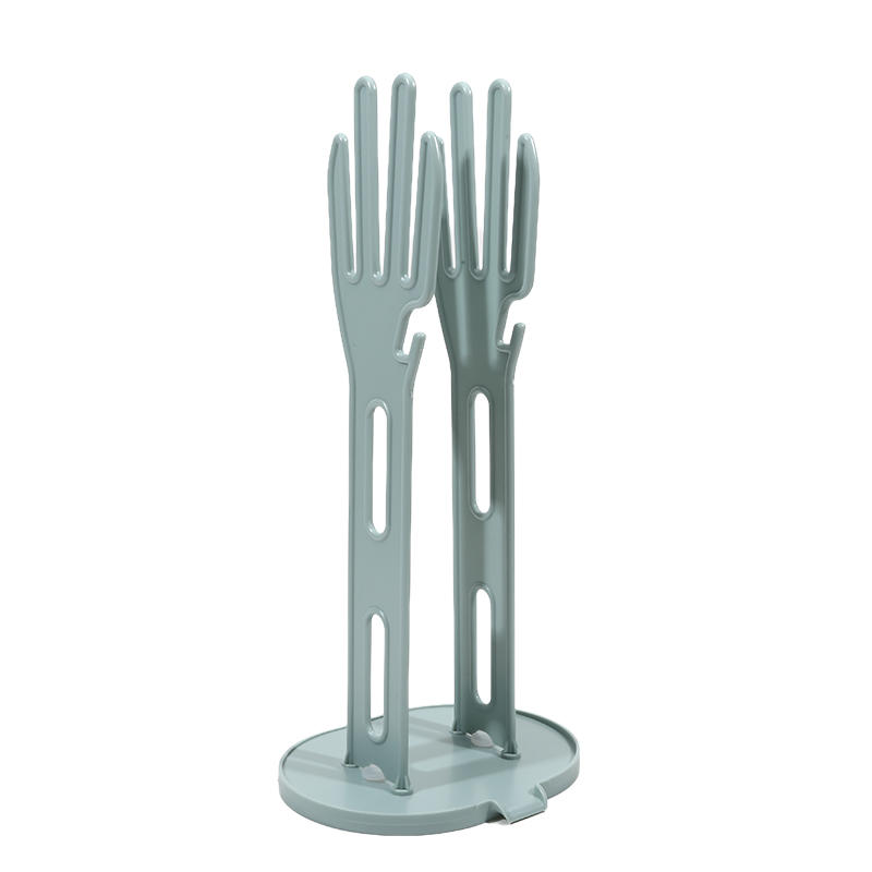 Plastic Rubber Gloves Drying Rack Detachable Kitchen Bathroom Drainage Rack Towel Cloth Storage Organizer Cleaning Gloves Hanger