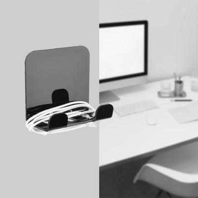 2 szt. Uchwyt ścienny na telefon, Stojak do ładowania smartfona przy łóżku, Stojak na telefon z otworami do ładowania, Kompatybilny z większością telefonów i mini tabletów