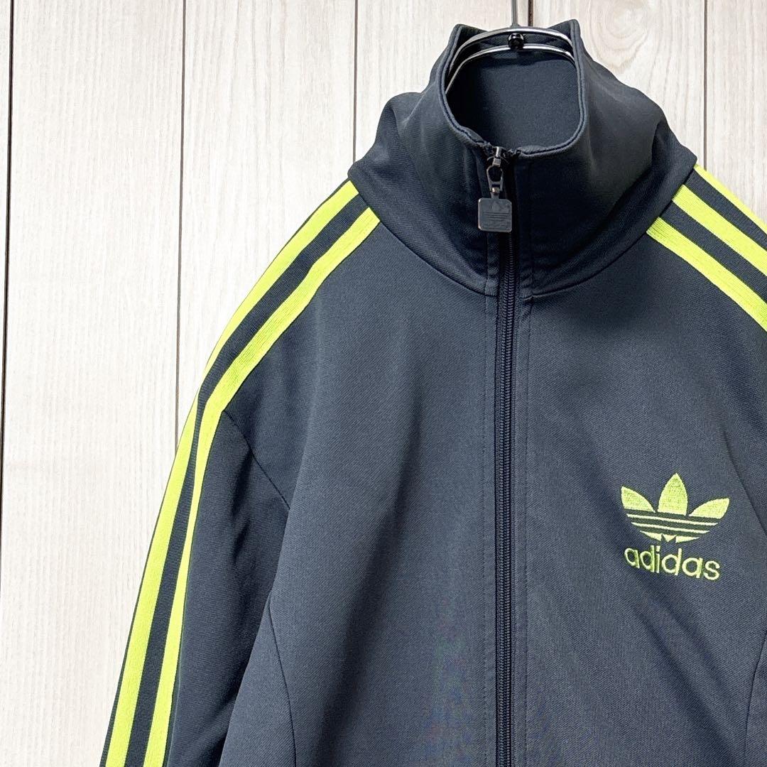 

[Б/У] Олимпийка Adidas с вышитым логотипом и трилистником, серая, размер S