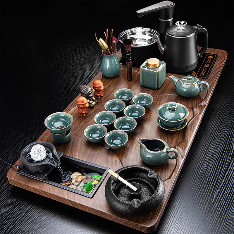 Automatic Flowing Water Ceramic Tea Set
