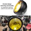 5.75 Inch Retro Motorcycle Headlights Modified Universal 12V High Low Beam Headlights Iron Shell Circular Motorcycle Headlights