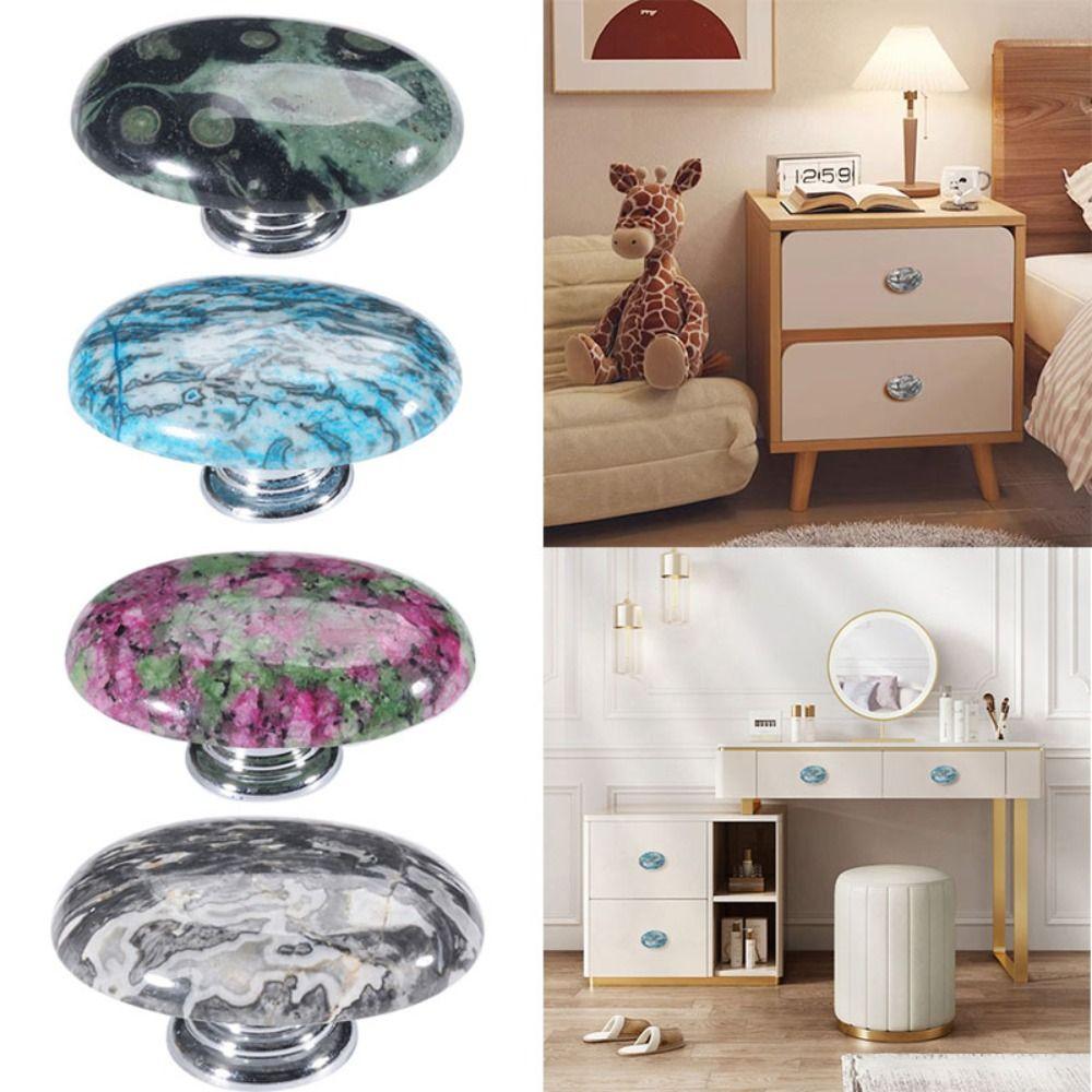 

Ручка для гардероба из натурального камня, овальная дверная ручка, НОВЫЙ шкаф, тянет домой