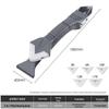 3-in-1 Silicone Caulking Tool: Multifunctional Scraper & Glue Removal Knife