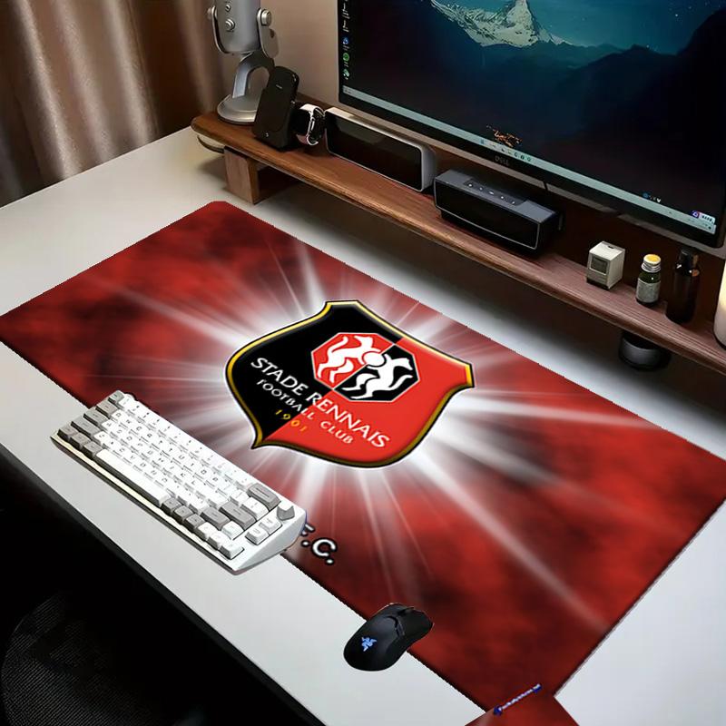 Stade Fc Emblem Mouse Pad Office Desk Mat, Gaming Mouse Pad Mousepad, Keyboard pad,Heavy-Duty Non-Slip Rubber Backing, Gift