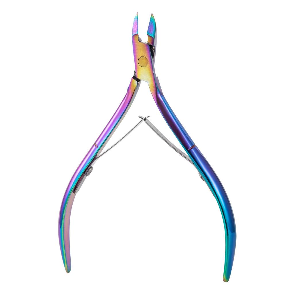 Colored Stainless Steel D501 Cuticle Nipper: Easy-Cut Professional Nail Care Tool