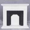1:12 Doll House DOLLHOUSE MINIATURE Mini Furniture Accessories Exquisite White Fireplace Warm