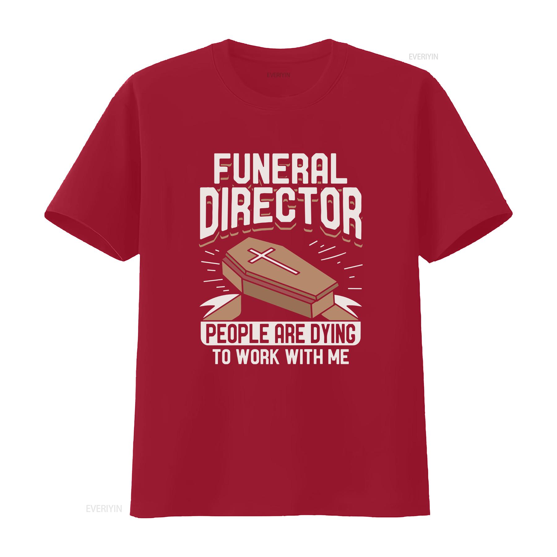 

Funeral Director T Shirt Mortician Mortuary Work With Me vintage Washed homme Slightly Stretched designer clothes S