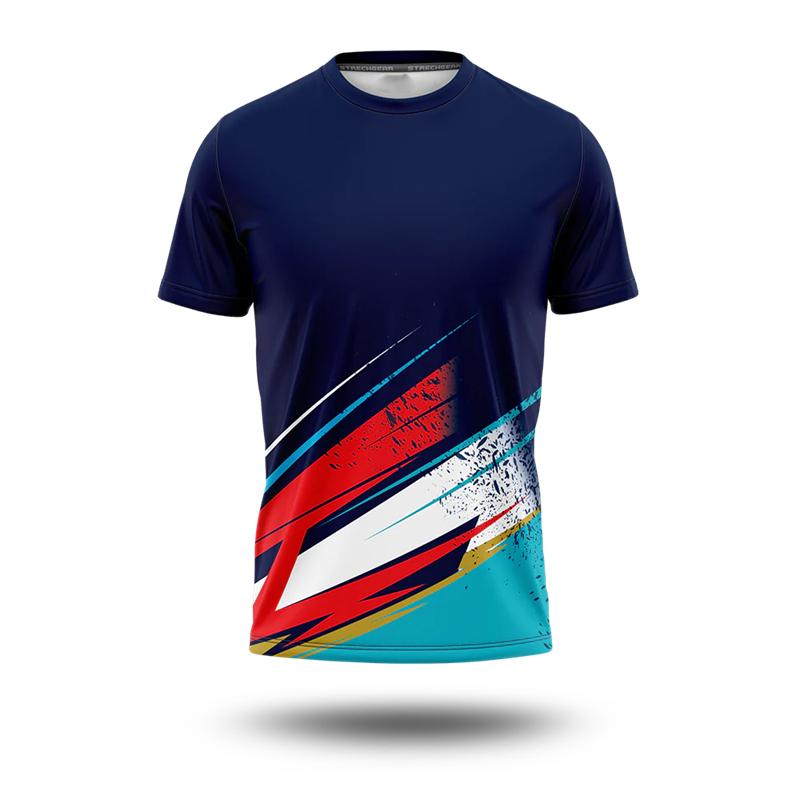 Camiseta con Bandera de Francia para Hombre Rayas Simples Estampado 3D Manga Corta Camisetas Camiseta Deportiva Cómoda Transpirable