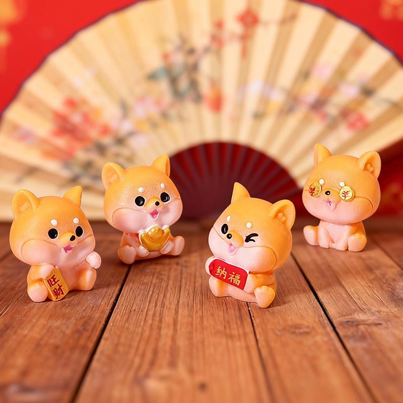 Creative and Cute Lucky Dog Car Home Craft Decorations