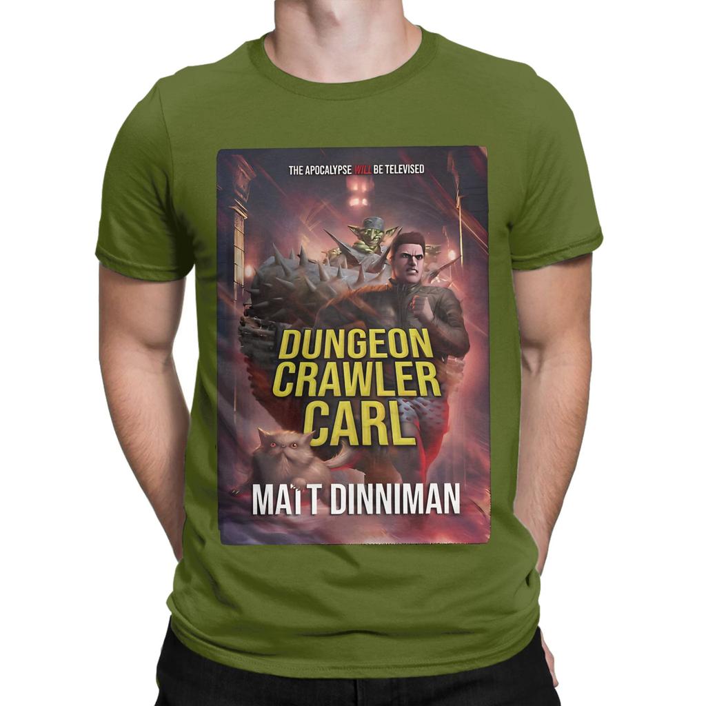 Dungeon Crawler Carl Merch Novelty 100 Cotton TShirt Dungeon Crawler Carl Tees Tops For Unisex