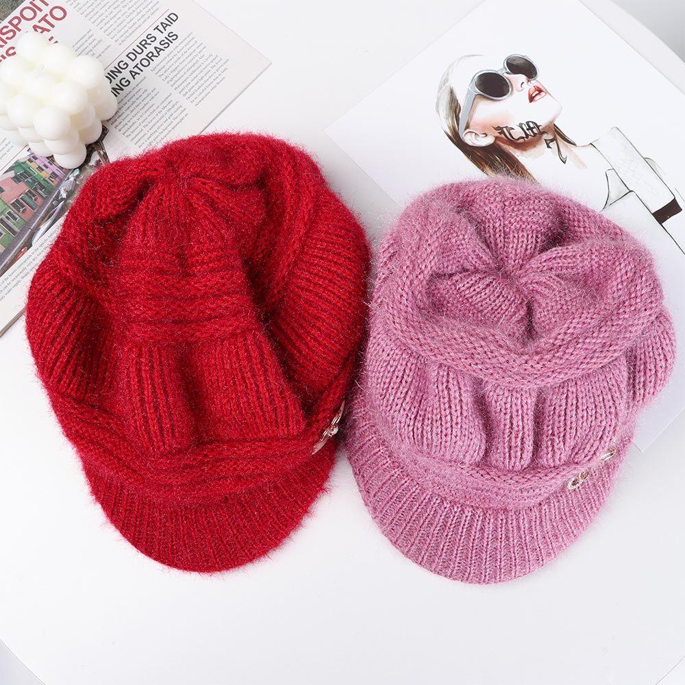 Ear Guard Windproof Wind Shield Wool Hat Knitted Hat Plush Cap Ear Warmer Cap