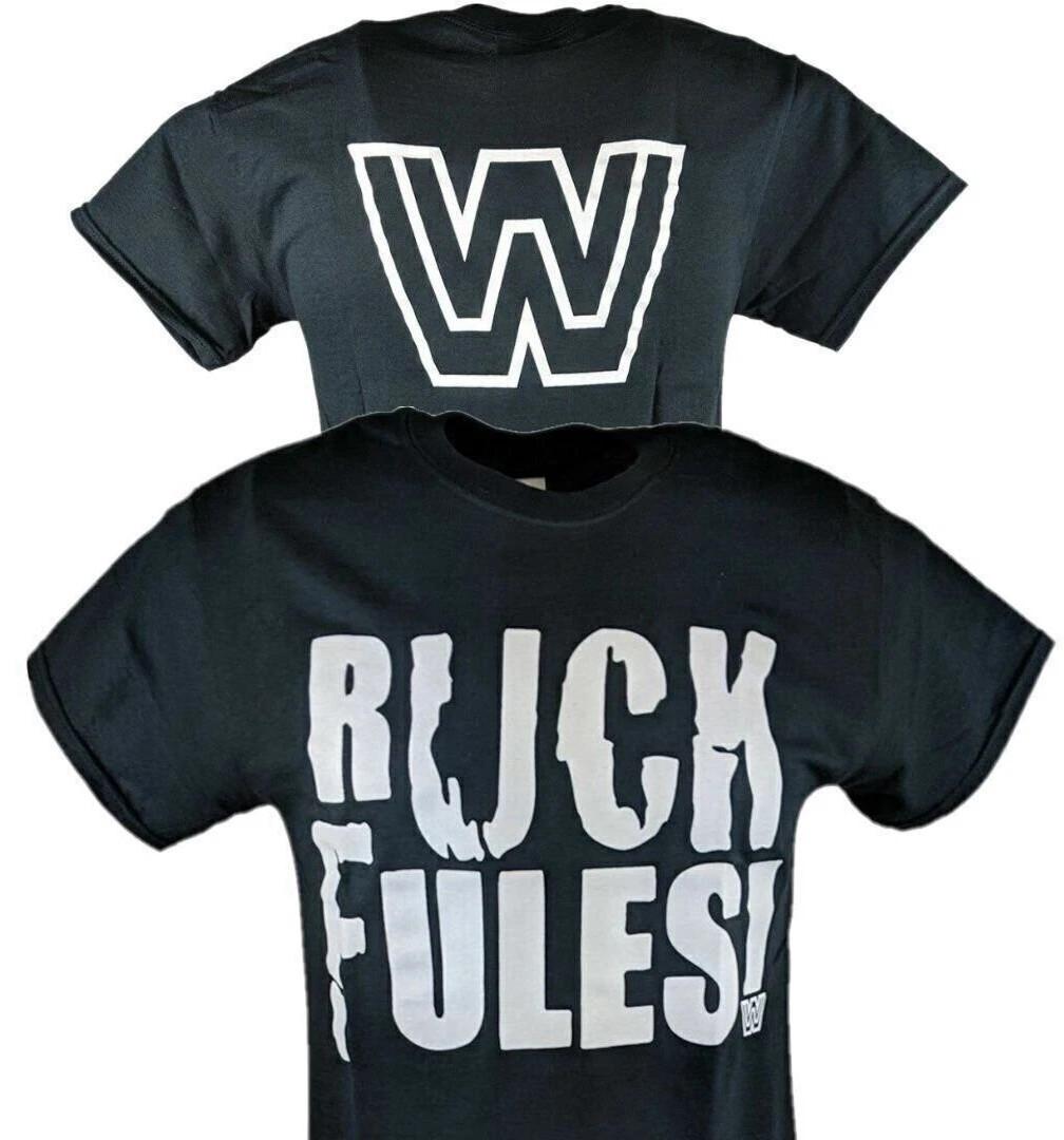 John Cena Ruck Fules WWF Old School Mens Black T-shirt XXXL