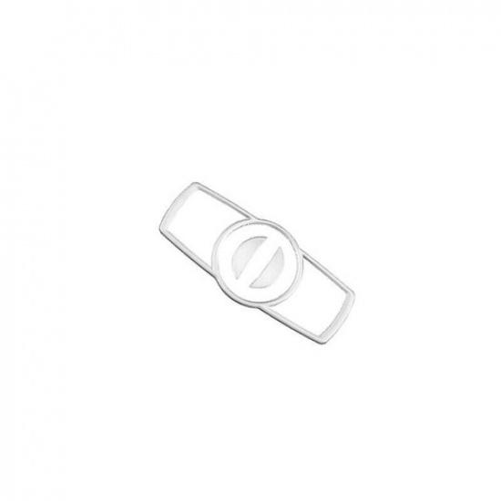 Fit For BMW 7 Series 2009-2015 Matte Silver Headlight Control Button Cover Trim