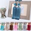 1 Pair Curtain Tiebacks Tassel Crystal Ball Rope Holdbacks Fringe Curtains Holder Buckle Rope Decor Room Accessories