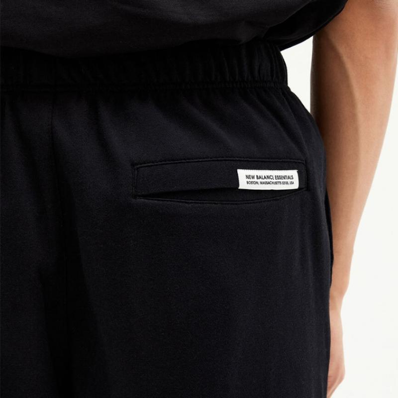 New Balance Nbmle21013 Uni Essential Single Mesh Standard Pants Standard Fit  Black 