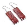 Natural Dolomite Gemstone 925 Sterling Silver Jewelry Earring 2.09" AEE-10847