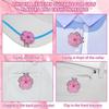 Flower Shaped Golf Cap Clip Durable Metal Golf Hat Marker Golf Ball Mark  Golf Lovers