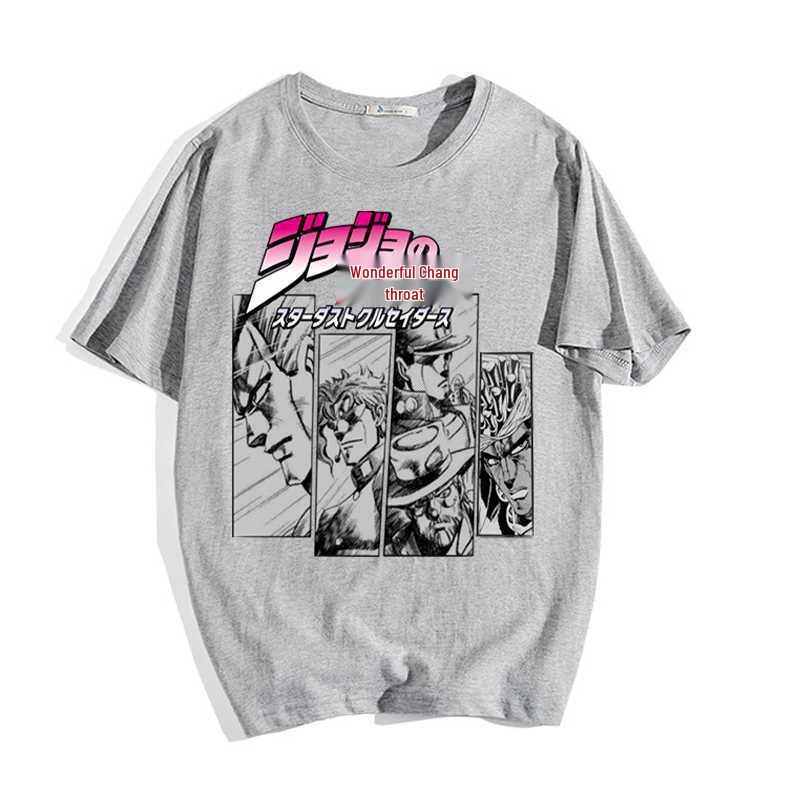 JOJO's Bizarre Adventure Printed Casual Cotton T-shirt for Teens