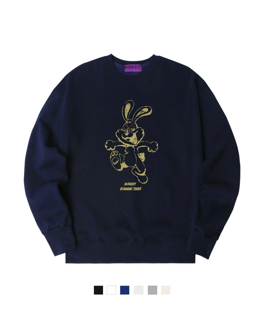 NUHABIT N/H Bani Run Oversized Fleece-Lined Sweatshirt (Som4-5Nh1352)