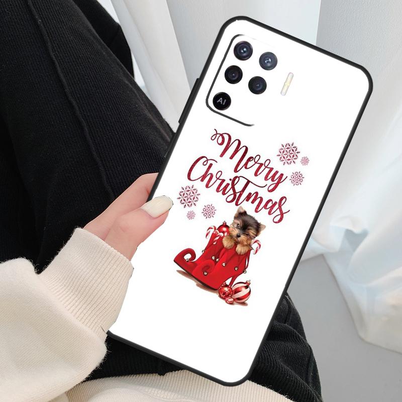 Cute Yorkshire Terrier Case For Oppo A54 A74 A94 A18 A57 A17 A77 A38 A58 A78 A98 A80 A60 A40 A96 A76 A16 A15 A5 Pro