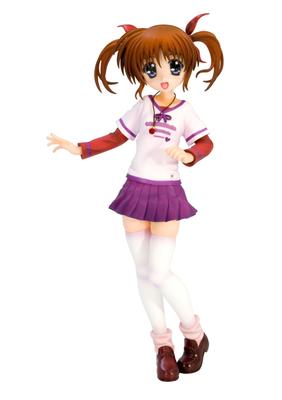 Kotobukiya Magical Girl Lyrical Nanoha The MOVIE 1st Takamachi Nanoha Scale PVC Painted Finished Figure -Casual Clothes- 1/8
