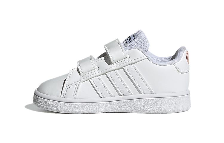 Adidas Neo GRAND COURT Abrasion Resistant Low top Skateboard Shoes White Infant And Toddler H02290 23
