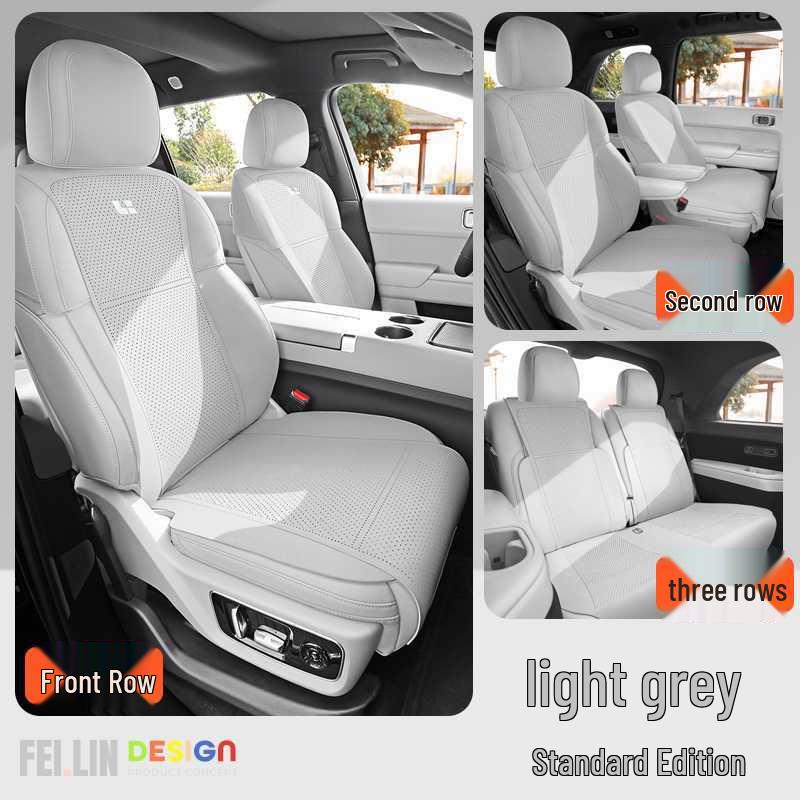 Ideal L8 Car Seat Cushion: Universal, Half-Surround, Suede, Suitable for Four to Six Seats, All-Season Use.