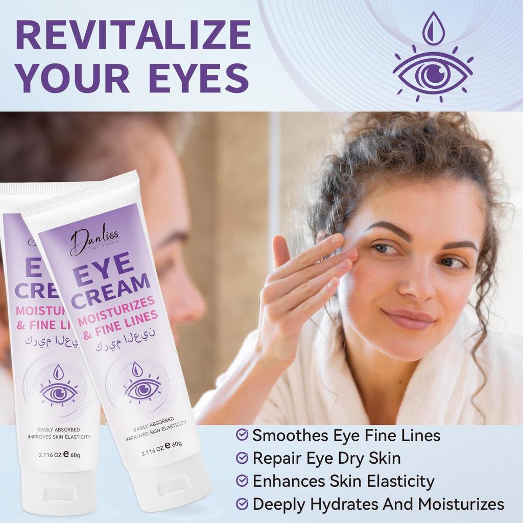 Eye Cream-Deeply Hydrates Moisturizes, Smooth And Repair The Eyes-Suitable For All Skin Types, 60g