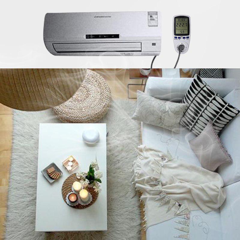 1 ks AC Měřič energie digitální wattmetr KWh wattový monitor zásuvka EU zásuvka