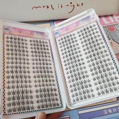 High-Capacity Natural Lazy Sunflower Segmented Cluster Self-Grafting False Eyelashes