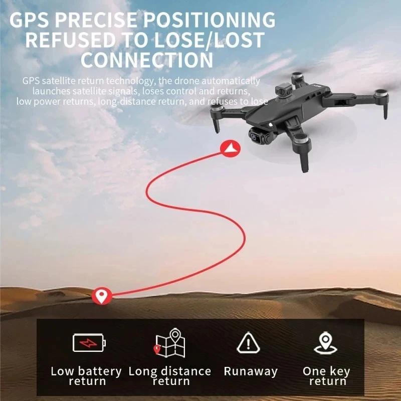GPS Drone L900 Pro SE MAX 4K, dual professional HD camera, 5G WiFi, 360° brushless motor for obstacle avoidance, RC FPV quadcopt