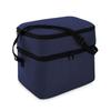 Casey Cooler Bag Insulated Lunch Tote 2 Compartments 30x20x25cm Blue Polyester/Aluminum Foil
