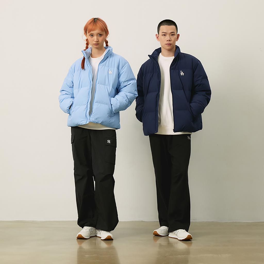 New MLB Los Angeles Dodgers Basic Collection FW24 Down Jacket Unisex Sky Blue 3ADJB1046-07SBS