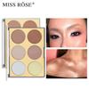MISS ROSE 6-in-1 Exquisite Girl Highlighters Sexy Waterproof Non-removal Loaded Highlighter Glow High Lighter
