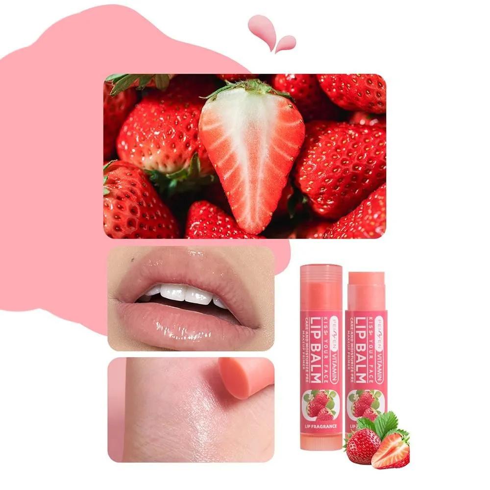 6pcs-shaped Lip Balm For Women: Moisturizing, Hydrating, Preventing Dryness And Cracking, Removing Dead Skin, And Reducing Lip Lines.