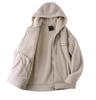Giant Warm 500g Heavy Fleece Jacket Winter Men's Thickened Lamb Fleece Hooded Jacket Thick Jacket