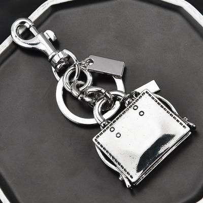 Kreativ Taske Design Nøglering Håndtaske Form Taske Vedhæng Metal Nøglering Rygsæk Dekoration Bil Nøgleringe Kvinder Mænd Gaver