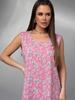 Pink Floral Sundress with A-line Cut ISSA PLUS