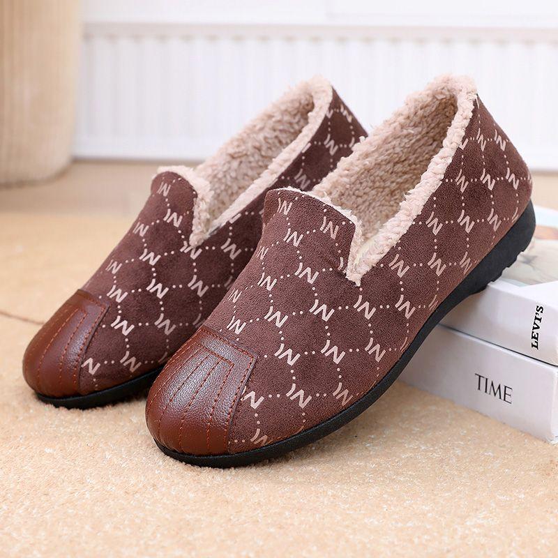 Warme Winter-Hausschuhe für Herren, zum Reinschlüpfen, weiche Sohle, Baumwollschuhe, halten warm, Herren-Loafer, leichte Wanderschuhe