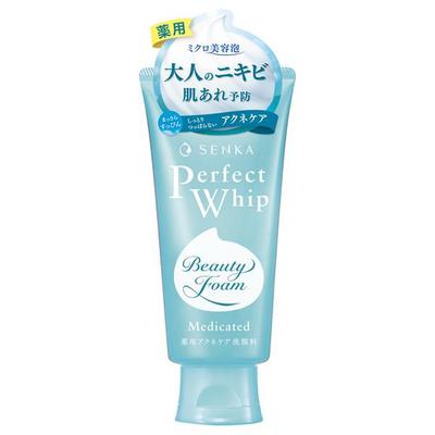 SENKA Perfect Whip Acne Clear Cinnamon Collaboration Facial Foam Cleanser, 120 G