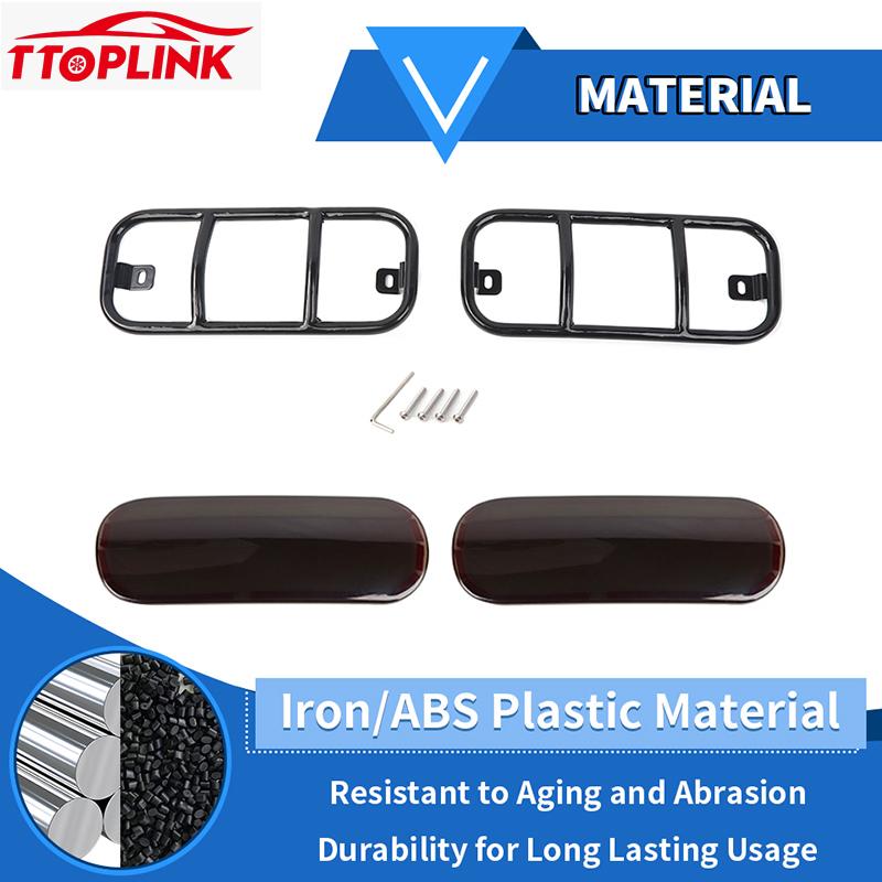 Exterior Rear Fog Lamp Protection Decoration Cover for Jeep Grand Commander 2006-2010 Car Accessories